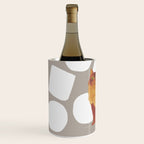 Round and Square Shape and Cat - Dark Brown and Warm Grey Wine Chiller Gallery Image 2