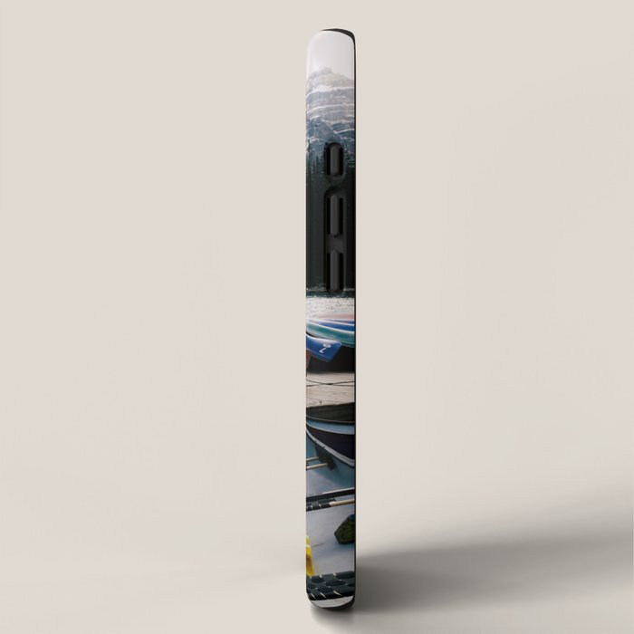 Moraine Lake Canoes iPhone Case Gallery Image 2