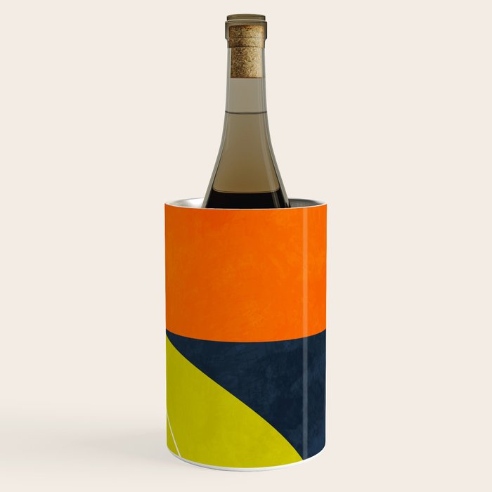 sun & moon abstract geometric shapes Wine Chiller Gallery Image 3