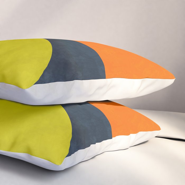 sun & moon abstract geometric shapes Pillow Sham Gallery Image 3