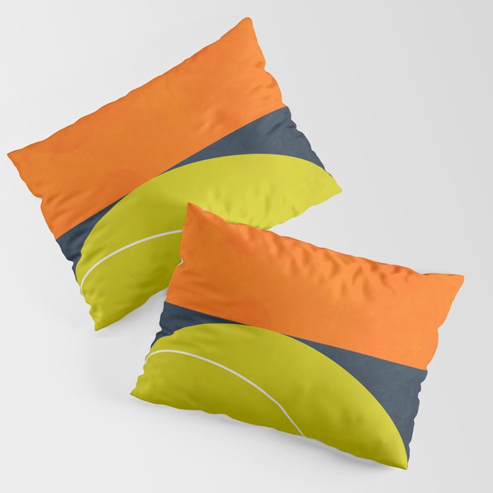 sun & moon abstract geometric shapes Pillow Sham Gallery Image 3