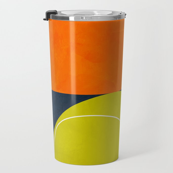 sun & moon abstract geometric shapes Travel Mug Gallery Image 3
