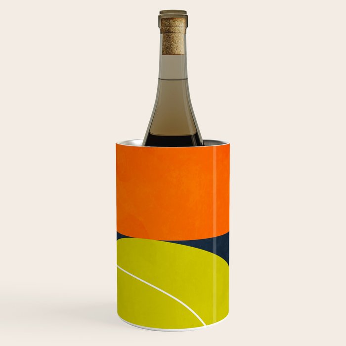 sun & moon abstract geometric shapes Wine Chiller Gallery Image 1