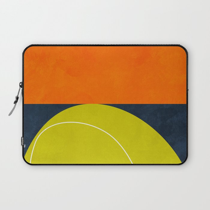 sun & moon abstract geometric shapes Laptop Sleeve Gallery Image 1