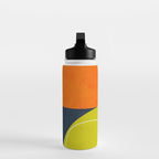 sun & moon abstract geometric shapes Water Bottle Gallery Image 3