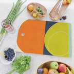 sun & moon abstract geometric shapes Cutting Board Gallery Image 2