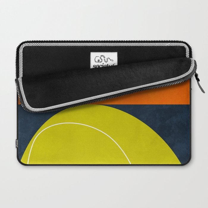 sun & moon abstract geometric shapes Laptop Sleeve Gallery Image 2