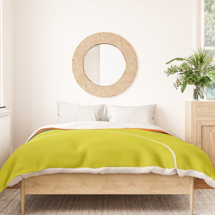 sun & moon abstract geometric shapes Duvet Cover Gallery Image 3