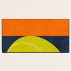 sun & moon abstract geometric shapes Desk Mat Gallery Image 3