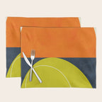sun & moon abstract geometric shapes Placemat Gallery Image 1
