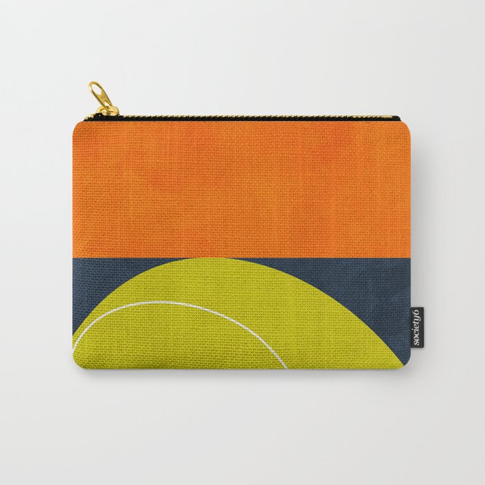 sun & moon abstract geometric shapes Carry All Pouch Gallery Image 1