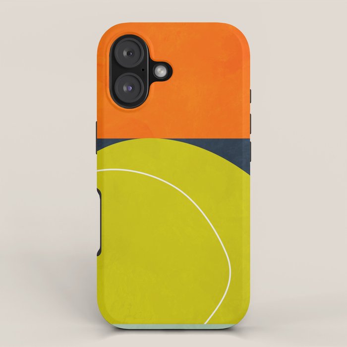 sun & moon abstract geometric shapes iPhone Case Gallery Image 1