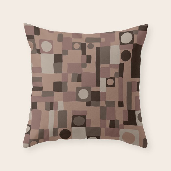 Inspired by PANTONE 17 1230 Mocha Mousse Throw Pillow Gallery Image 6