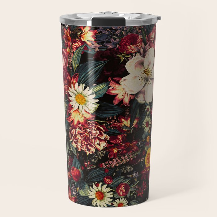 Autumn Winter Flowers II Travel Mug Gallery Image 1