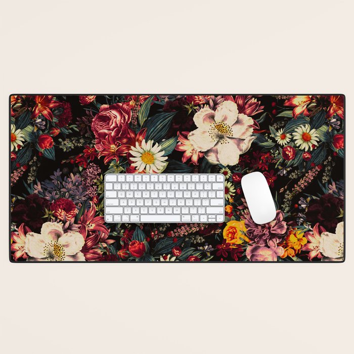 Autumn Winter Flowers II Desk Mat Gallery Image 1