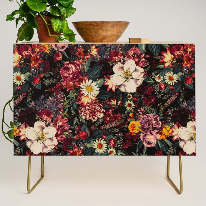 Autumn Winter Flowers II Credenza Gallery Image 1