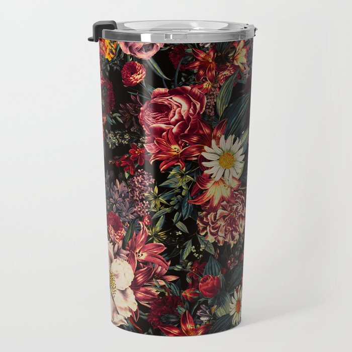 Autumn Winter Flowers II Travel Mug Gallery Image 3