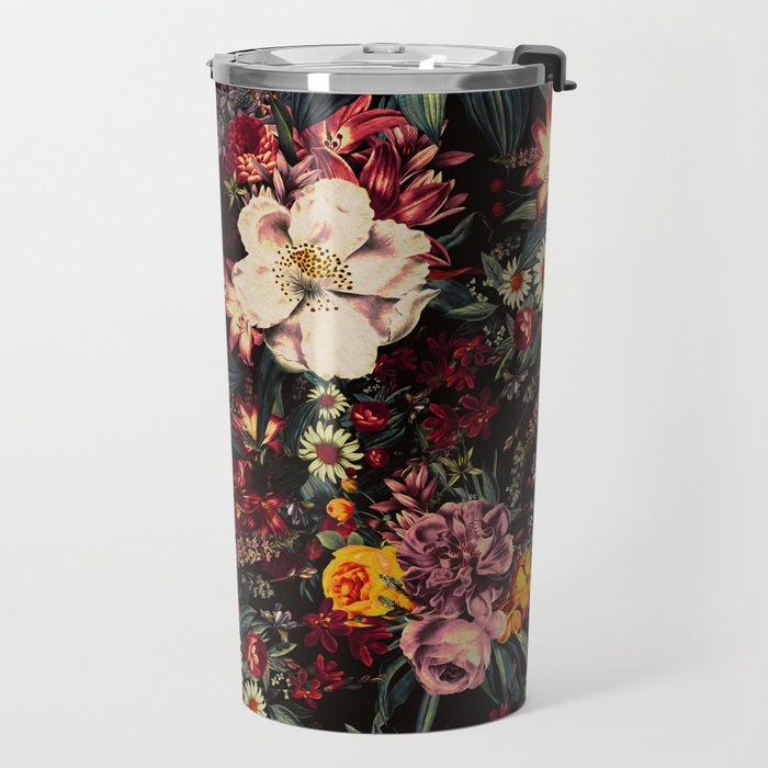 Autumn Winter Flowers II Travel Mug Gallery Image 2