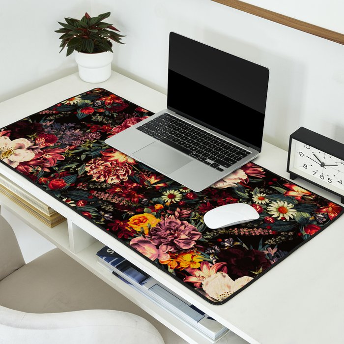 Autumn Winter Flowers II Desk Mat Gallery Image 2