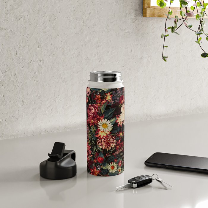 Autumn Winter Flowers II Water Bottle Gallery Image 4