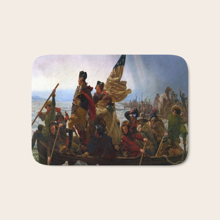 Emanuel Leutze Washington Crossing the Delaware Bath Mat Gallery Image 1