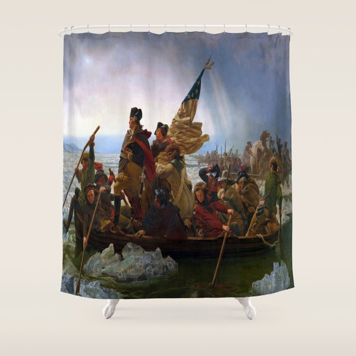 Emanuel Leutze Washington Crossing the Delaware Shower Curtain Gallery Image 1