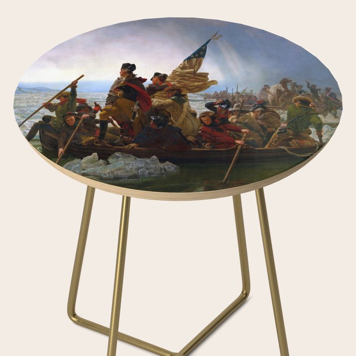 Emanuel Leutze Washington Crossing the Delaware Side Table Gallery Image 2