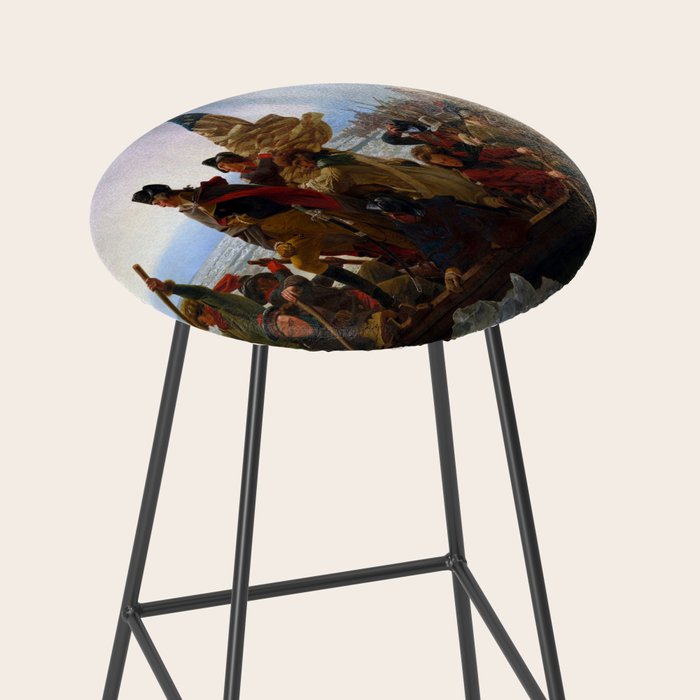 Emanuel Leutze Washington Crossing the Delaware Stool Gallery Image 2