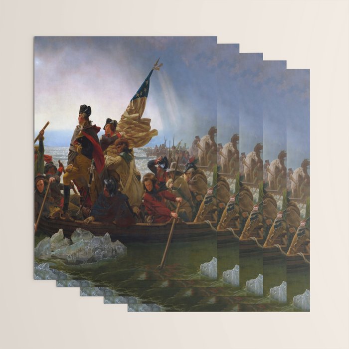 Emanuel Leutze Washington Crossing the Delaware Wrapping Paper Gallery Image 3