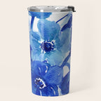 blue stillife Travel Mug Gallery Image 2