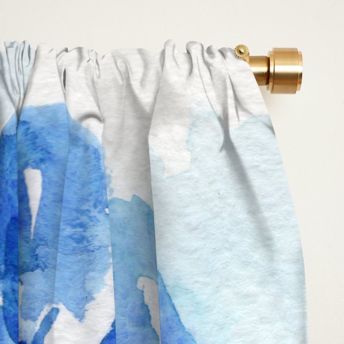 blue stillife Window Curtain Gallery Image 2