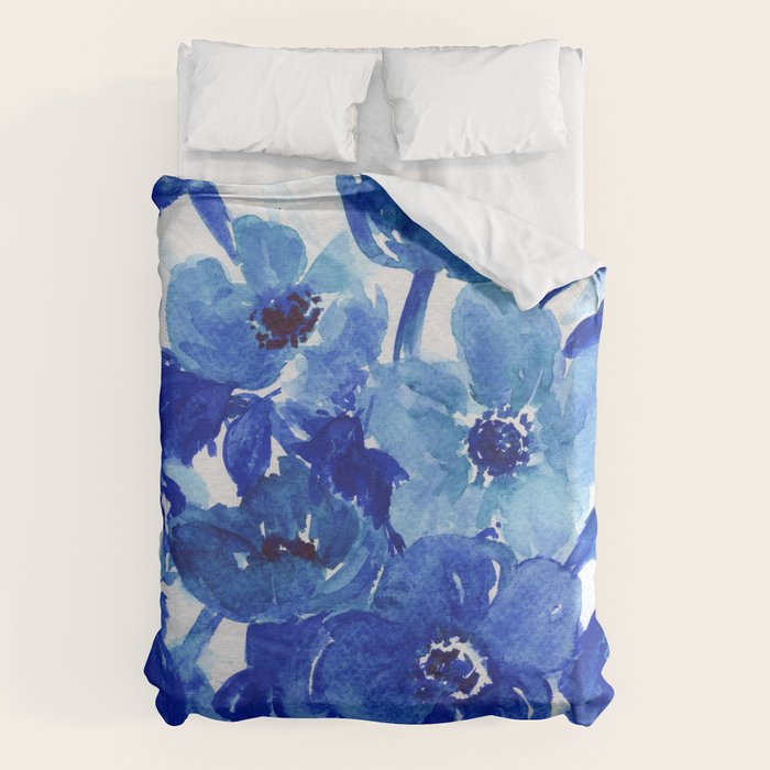 blue stillife Duvet Cover Gallery Image 6
