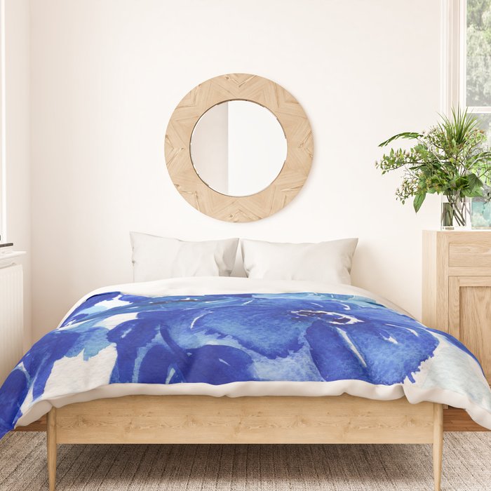 blue stillife Duvet Cover Gallery Image 3