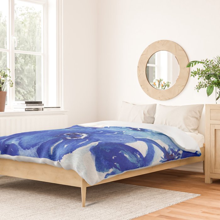 blue stillife Duvet Cover Gallery Image 2