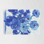 blue stillife Rug Gallery Image 2