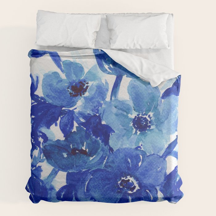 blue stillife Duvet Cover Gallery Image 2