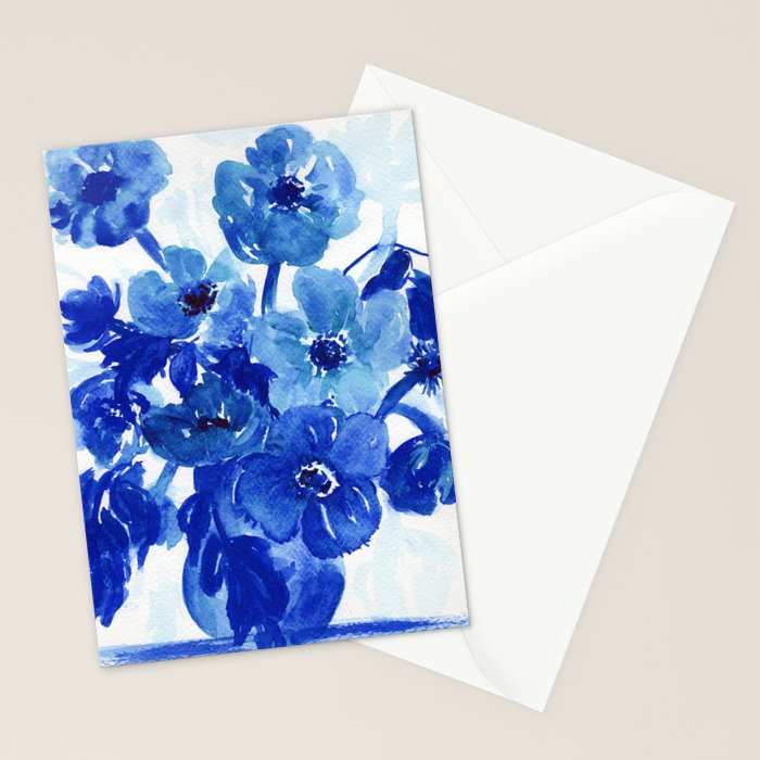 blue stillife Stationery Card Gallery Image 2