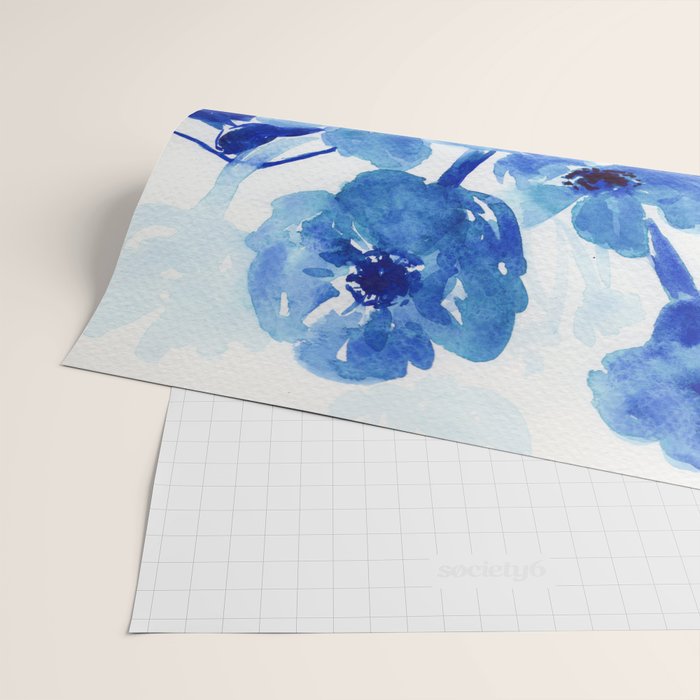 blue stillife Wrapping Paper Gallery Image 2