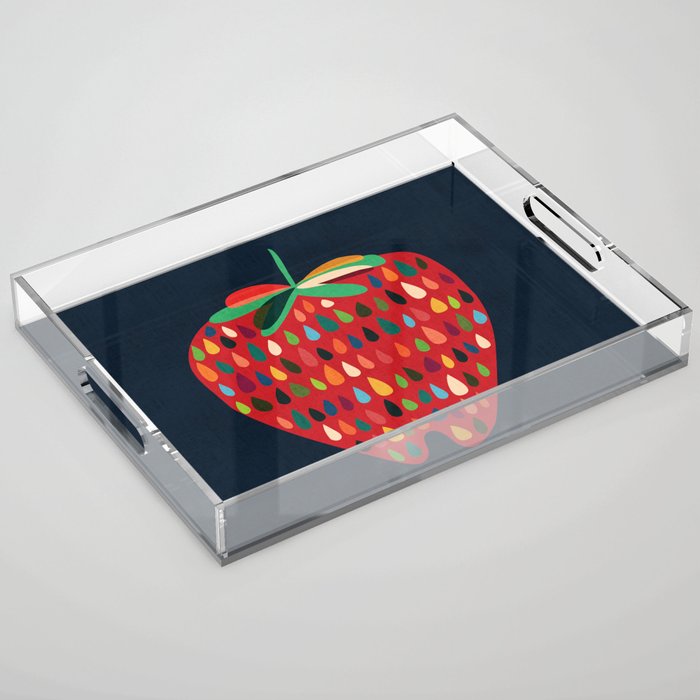Strawberry Acrylic Tray Gallery Image 1