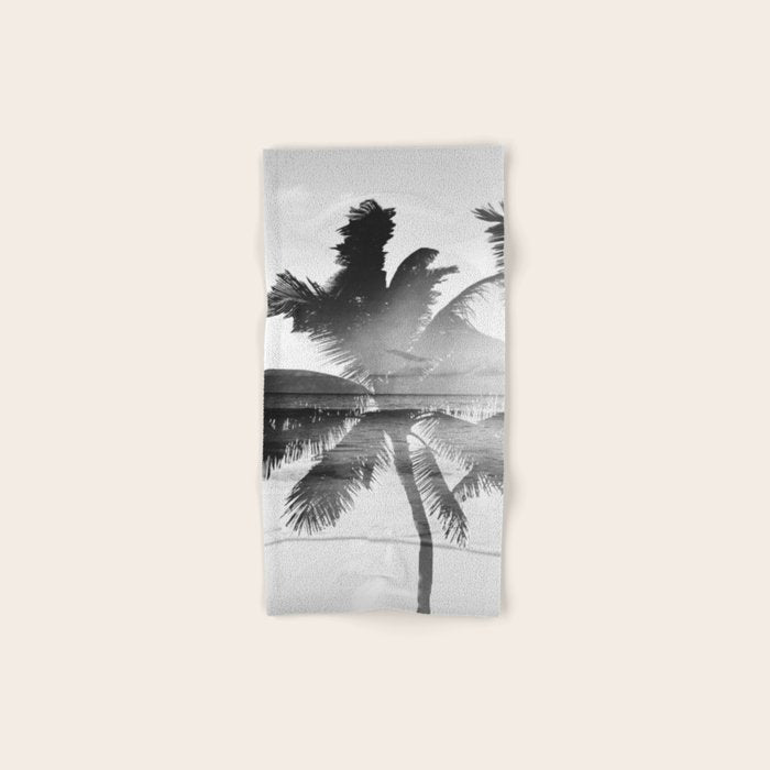 Tropicana seas - bw Bath Towel Gallery Image 1