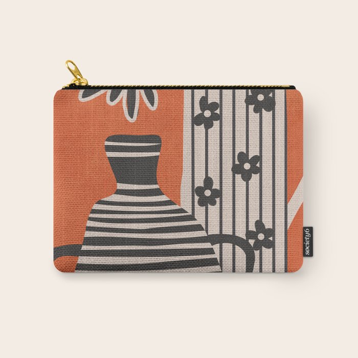 Patterned Stillness 5 Carry All Pouch Gallery Image 1