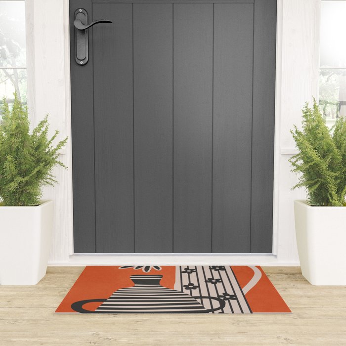 Patterned Stillness 5 Welcome Mat Gallery Image 3