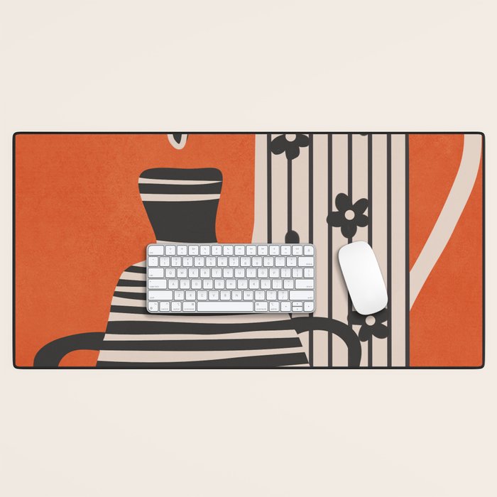 Patterned Stillness 5 Desk Mat Gallery Image 1