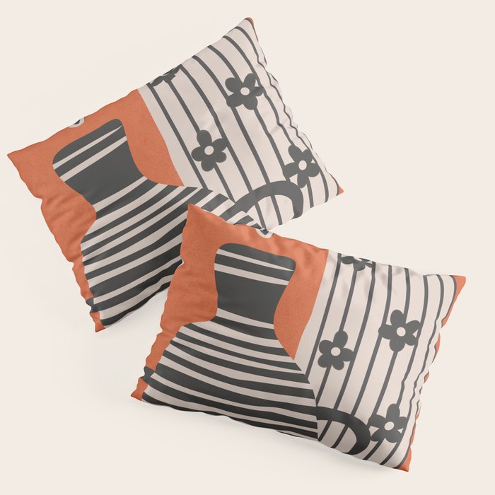 Patterned Stillness 5 Pillow Sham Gallery Image 1
