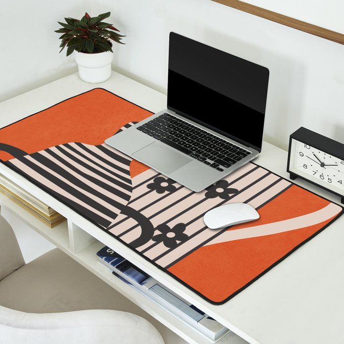 Patterned Stillness 5 Desk Mat Gallery Image 2