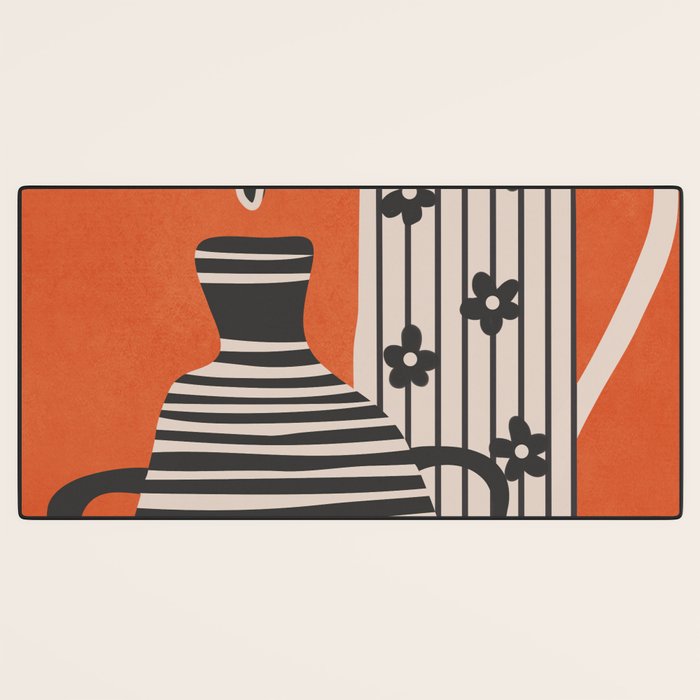 Patterned Stillness 5 Desk Mat Gallery Image 3