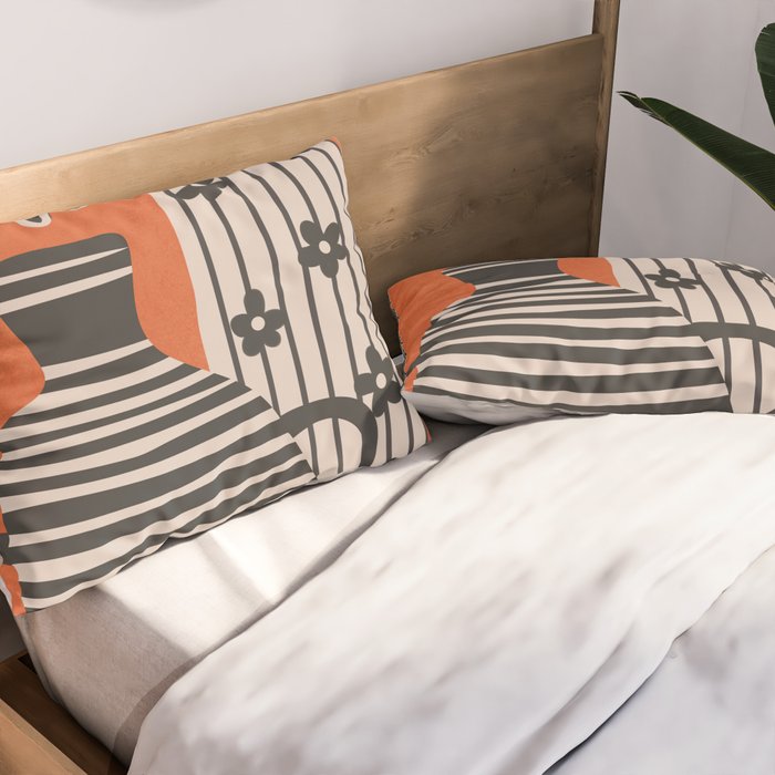 Patterned Stillness 5 Pillow Sham Gallery Image 2