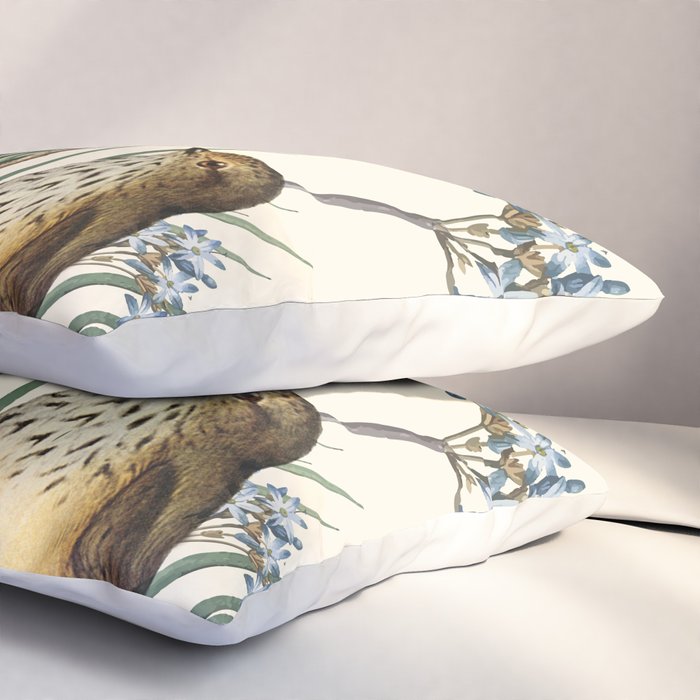 Little Birds and Flowers III Pillow Sham Gallery Image 3