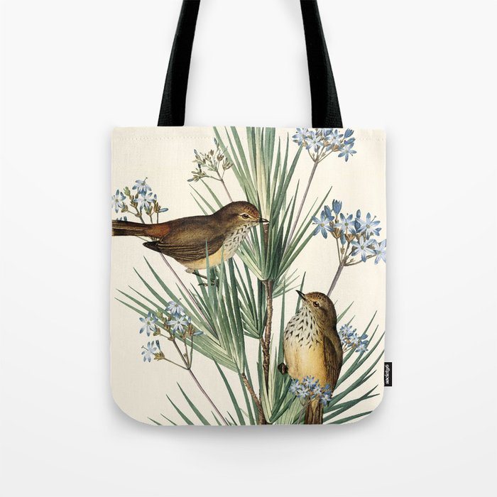 Little Birds and Flowers III Tote Bag Gallery Image 1