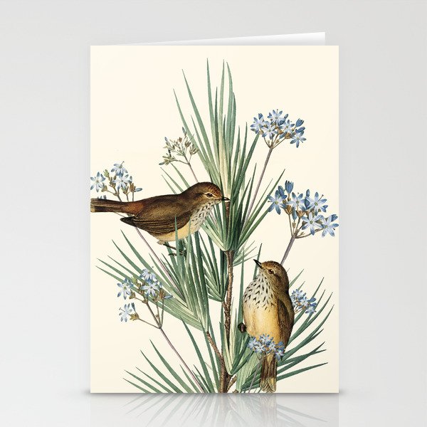 Little Birds and Flowers III Stationery Card Gallery Image 2